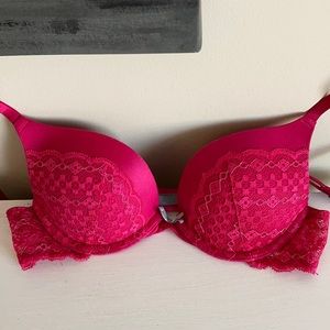 Aerie Brooke Bra Dark Pink size 32A
